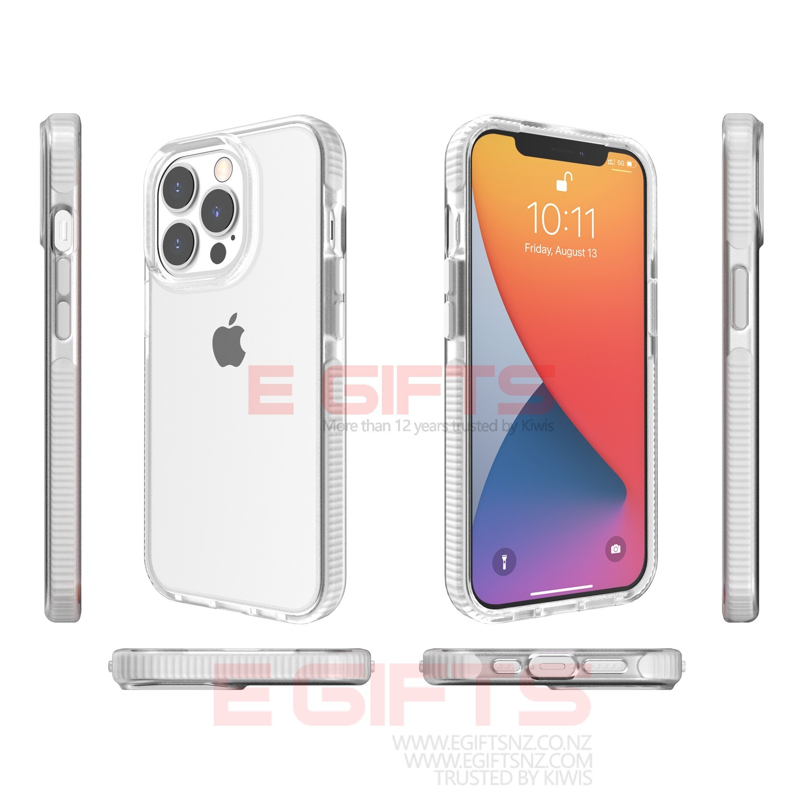 iPhone 13 Pro Max Tough Clear Case color frame - Image 7