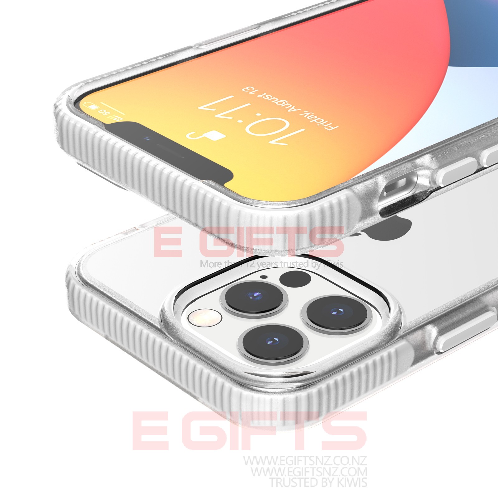 iPhone 13 Pro Max Tough Clear Case color frame - Image 4