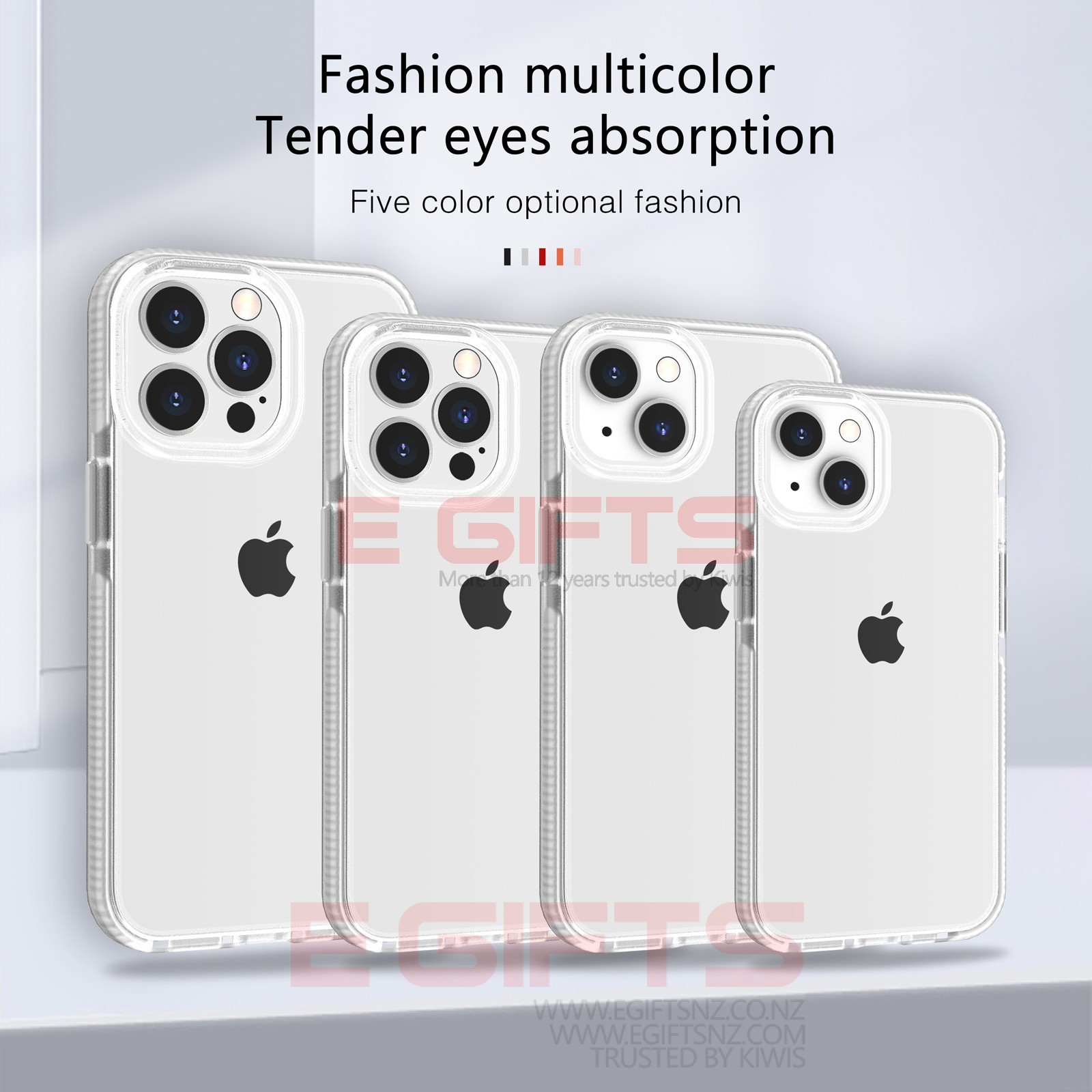 iPhone 13 Pro Max Tough Clear Case color frame - Image 3