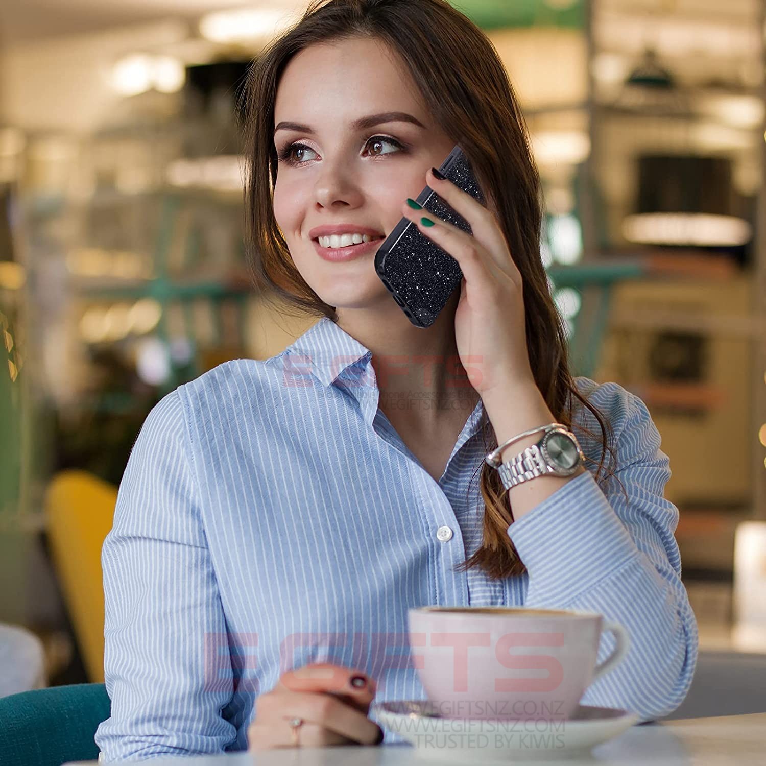 iPhone 13/14/15 bling Back Cover - Image 14