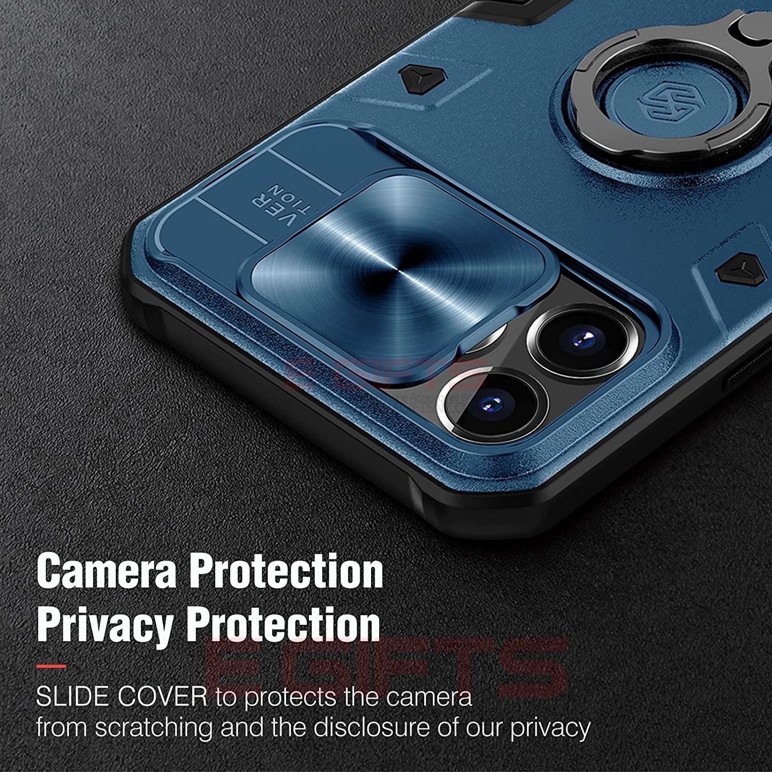 Nillkin iphone 13 pro camera shield armor case - Image 4