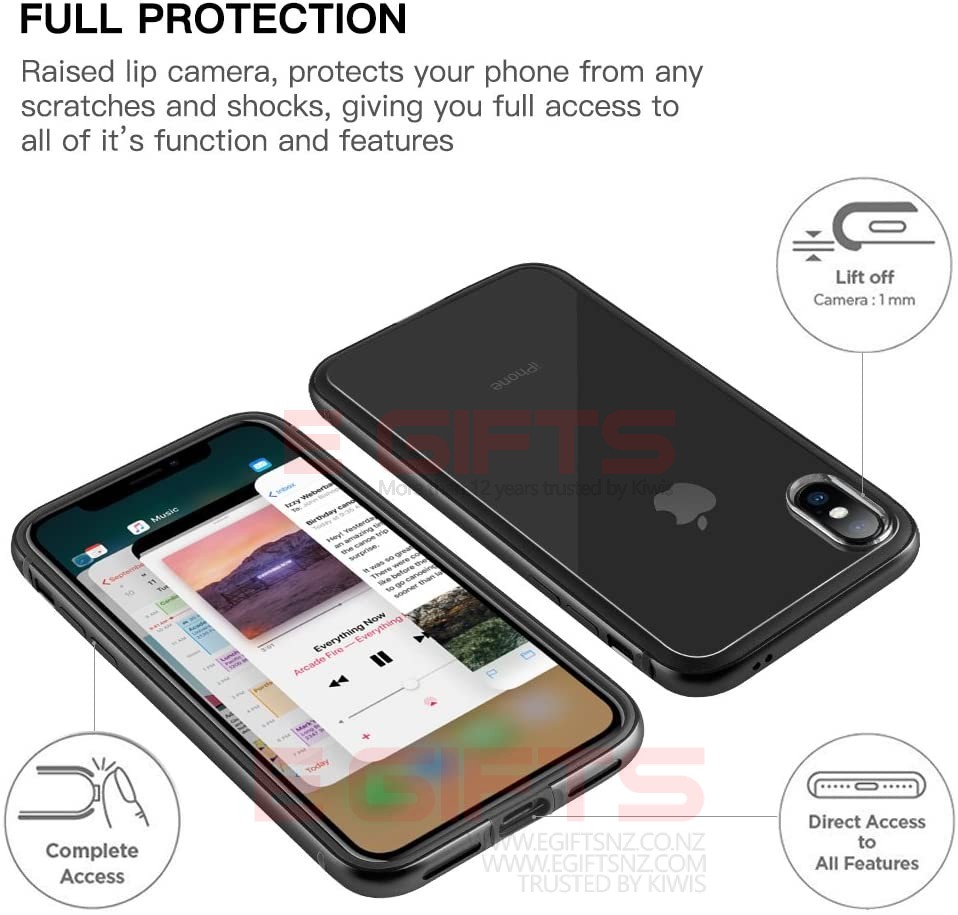 iPhone XR G-CASE Metal Frame with Removable Clear Back Case - Image 6