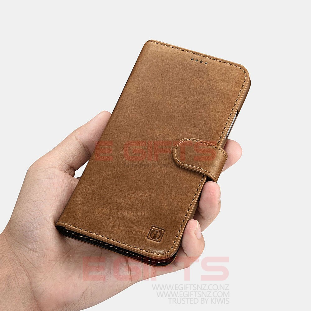 iPhone X/XS ICARER Genuine Leather Detachable Wallet Case - Image 5