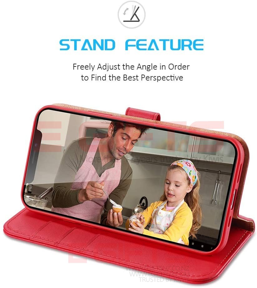 iPhone 12 Pro Max DUX Hivo Genuine Leather Wallet Case - Image 14