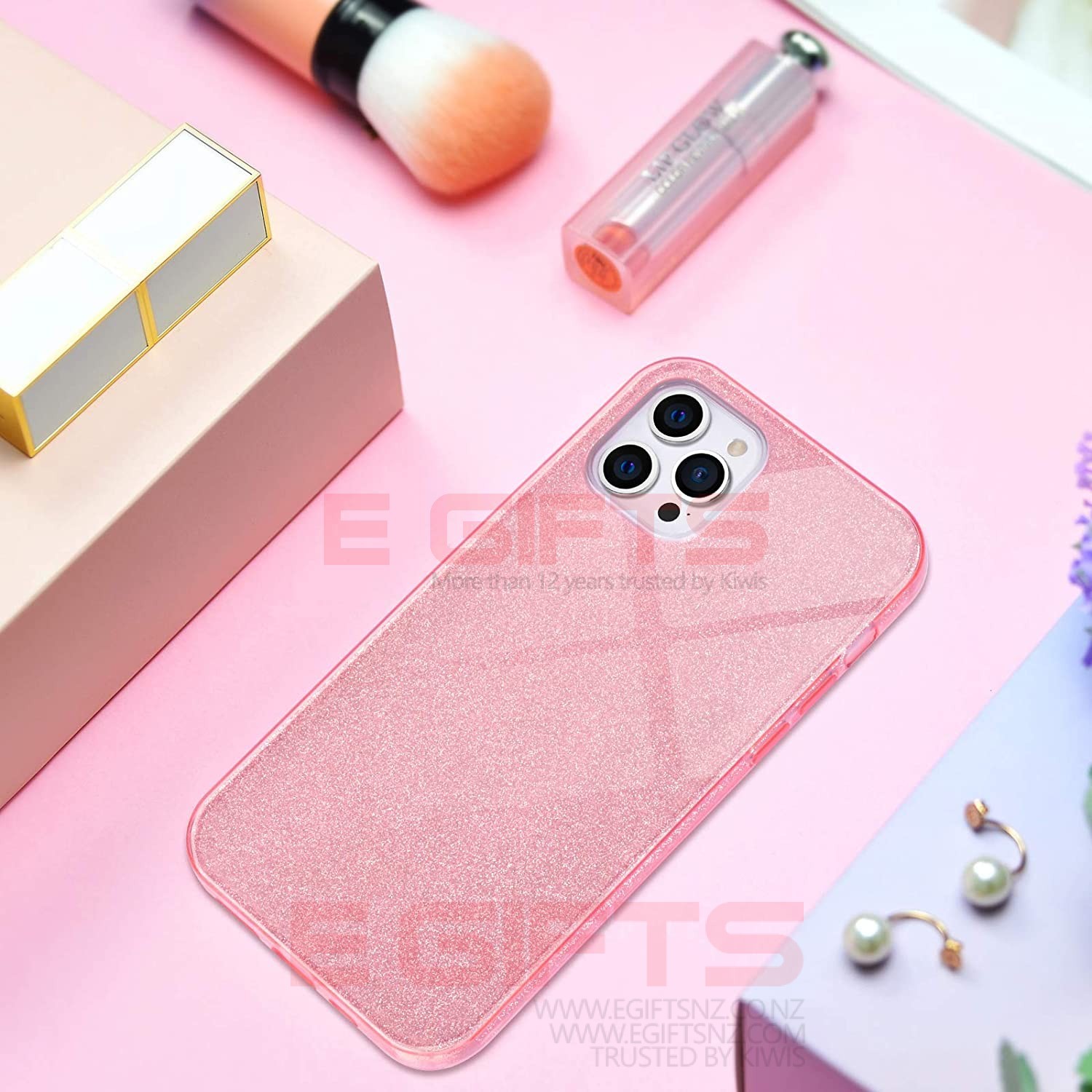 iPhone 12 Pro Max Slim Bling Back Cover - Image 21