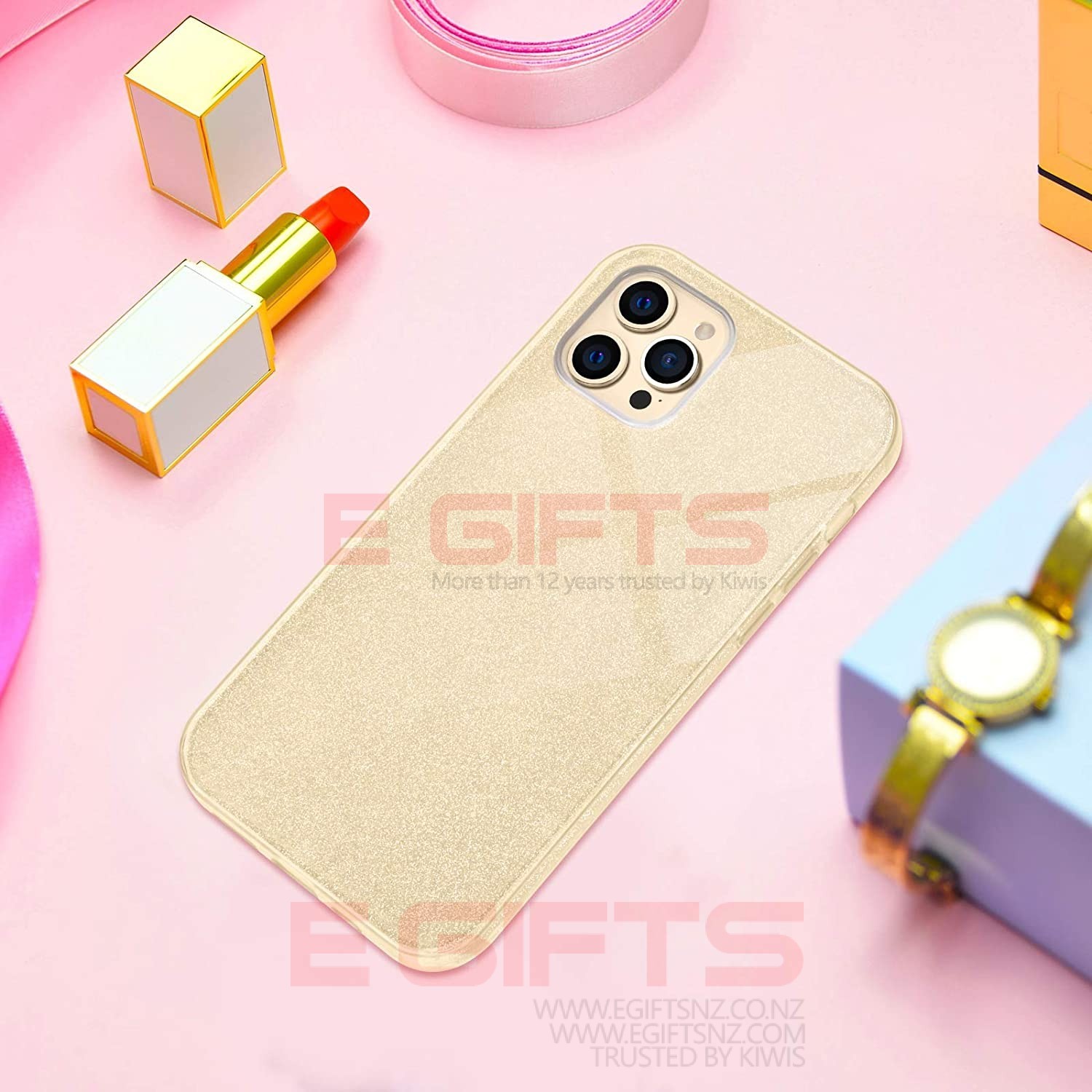 iPhone 12 Pro Max Slim Bling Back Cover - Image 19