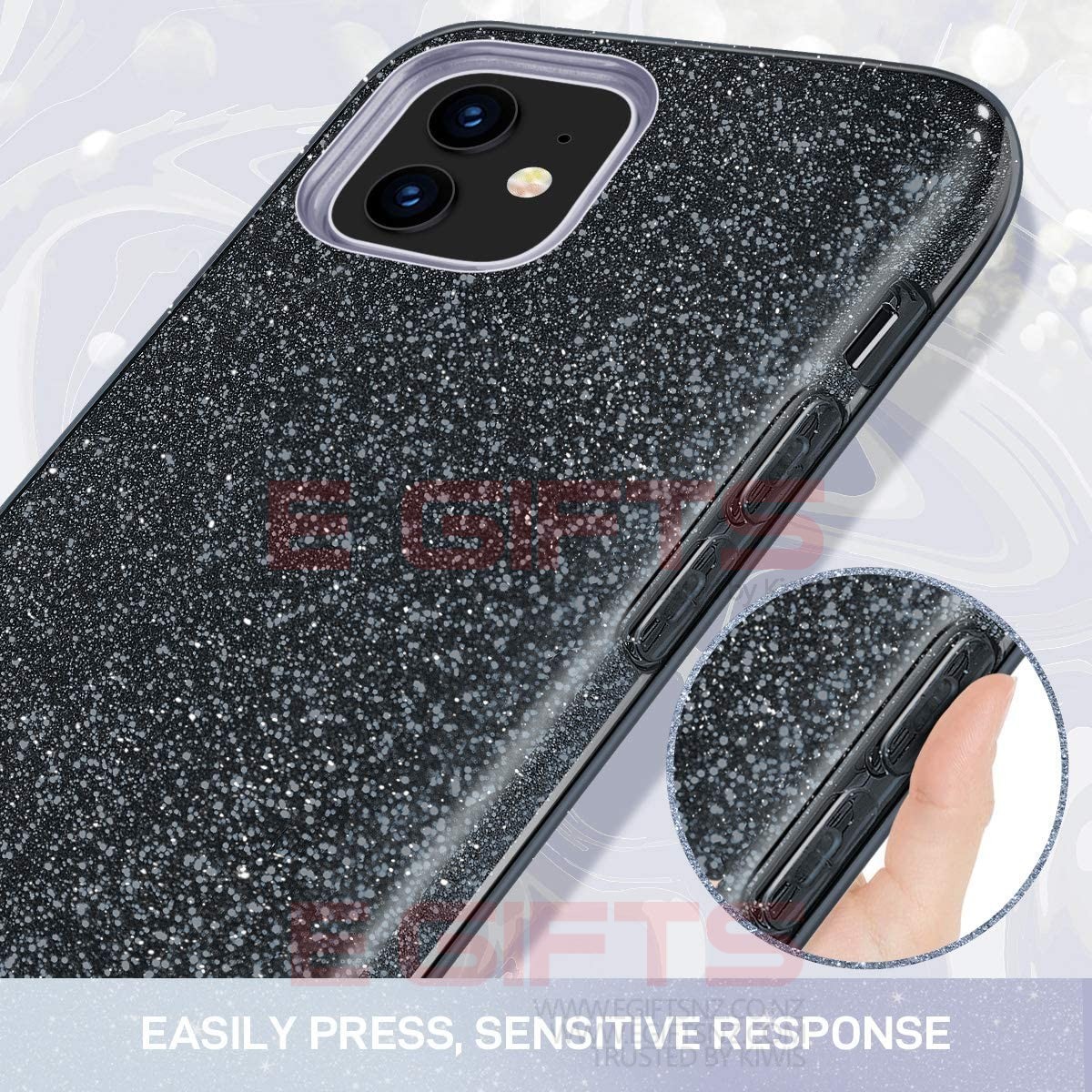 iPhone 12 Pro Max Slim Bling Back Cover - Image 5