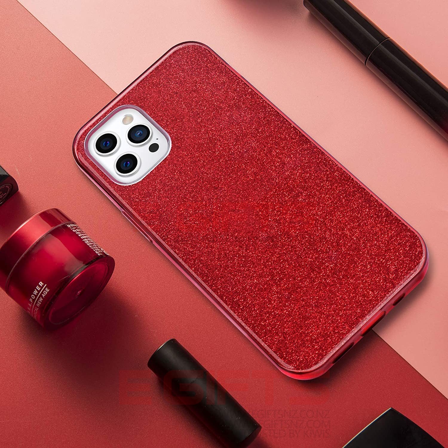 iPhone 12 Pro Max Slim Bling Back Cover - Image 26