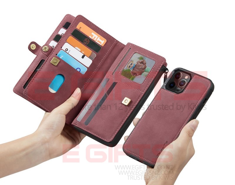 iPhone 12 Pro Max Caseme Song Detachable Wallet Case - Image 9
