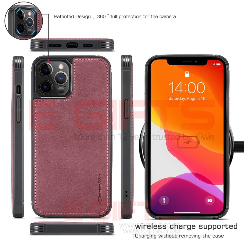 iPhone 12 Pro Max Caseme Song Detachable Wallet Case - Image 8