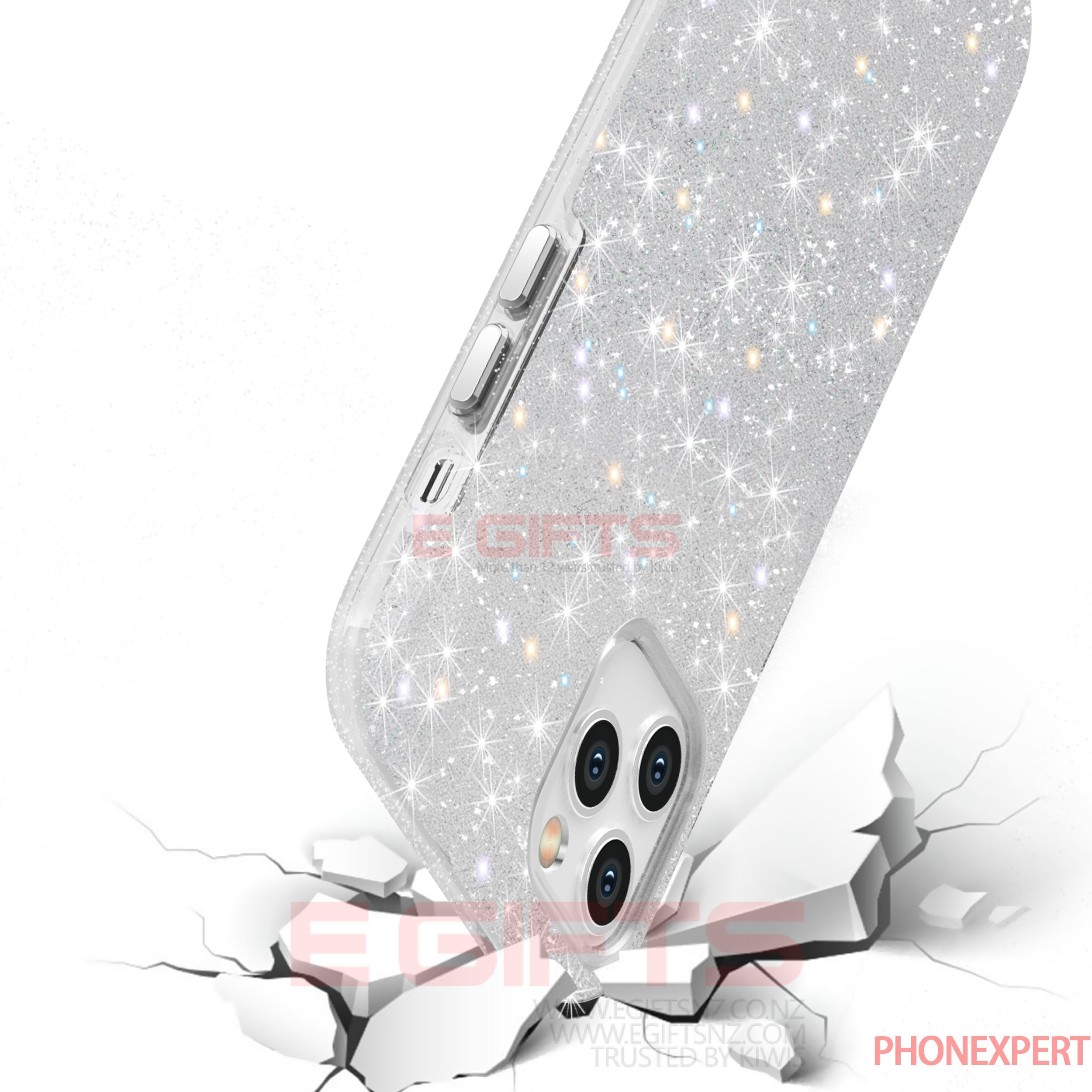 iPhone 11 Pro Max Diamond Bling Back Cover - Image 2