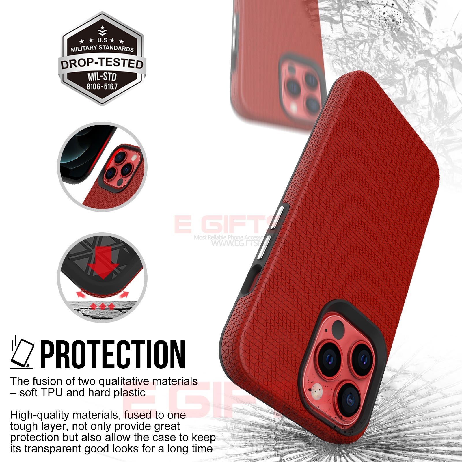 iPhone 15 Pro Max Triangle Magsafe Tough Case - Image 3