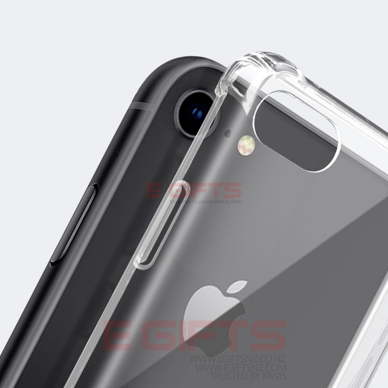 iPhone 7/8/SE 2020 Clear Bumper Case with Lanyard - Image 2