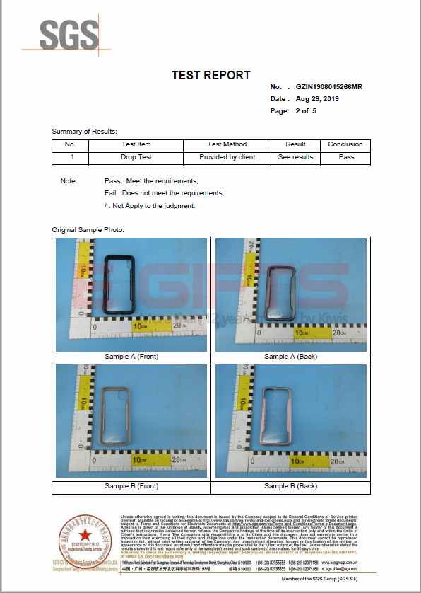 metal clear test report