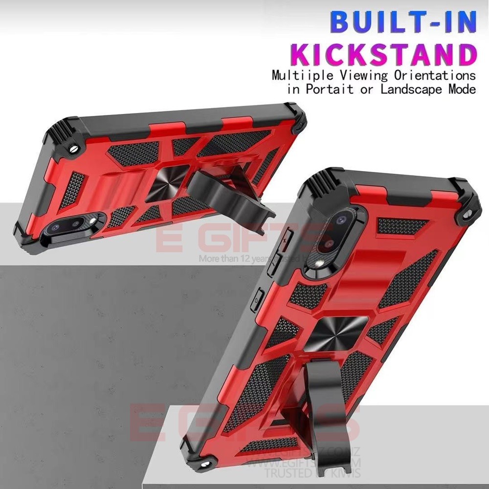 Samsung A14 5G Rugged tough shock proof stand 2 layers back Cover - Image 8