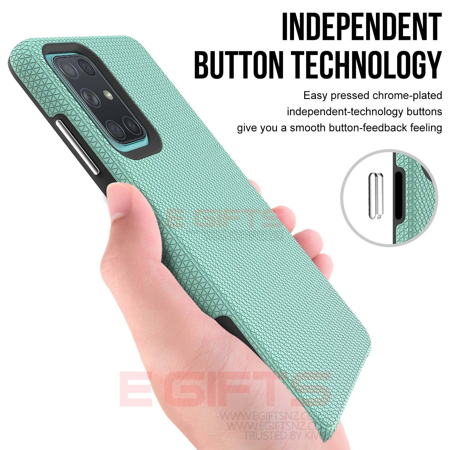 SAMSUNG A72 Military Grade Triangle Case - Image 8