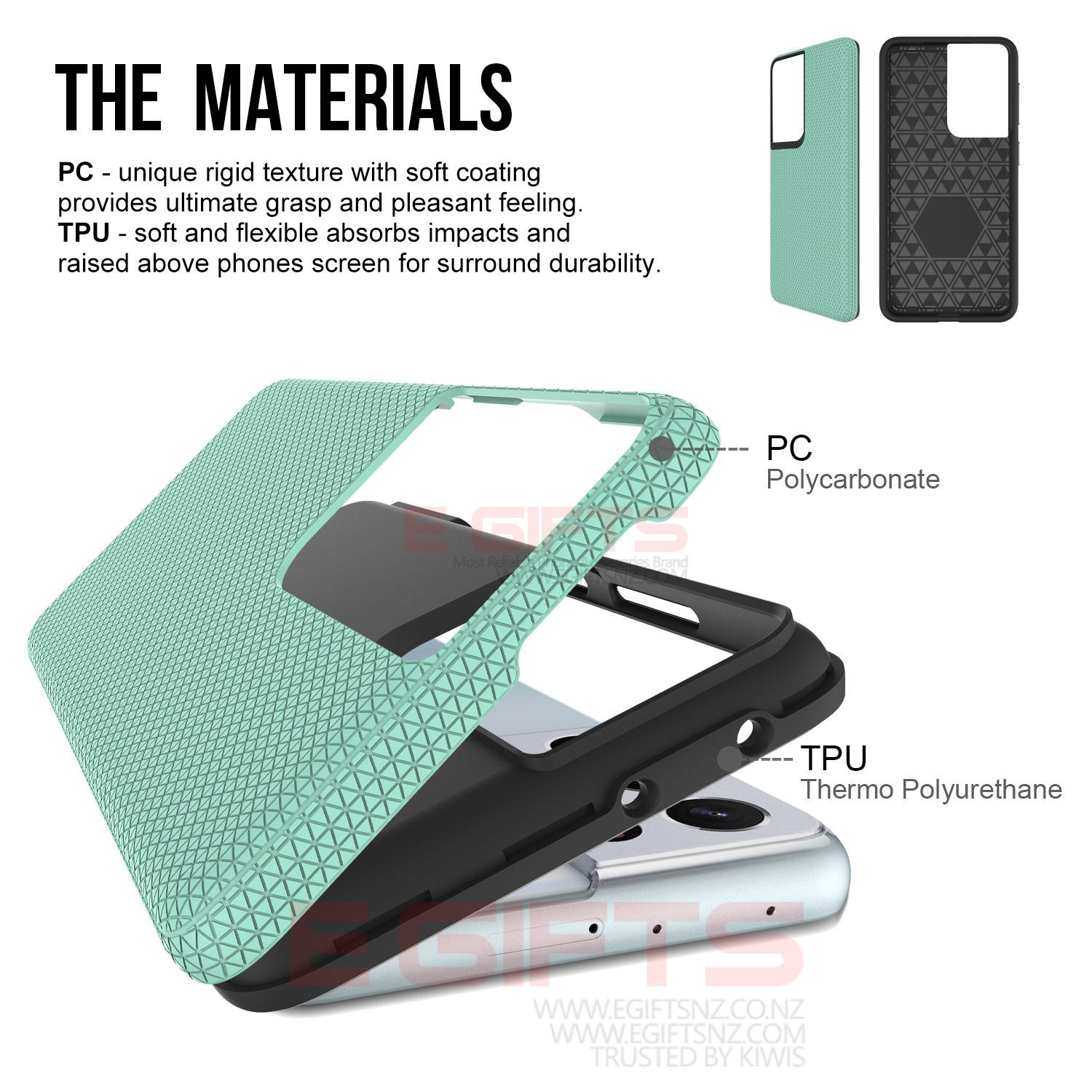 SAMSUNG S21 Ultra Military Grade Triangle Case - Image 5