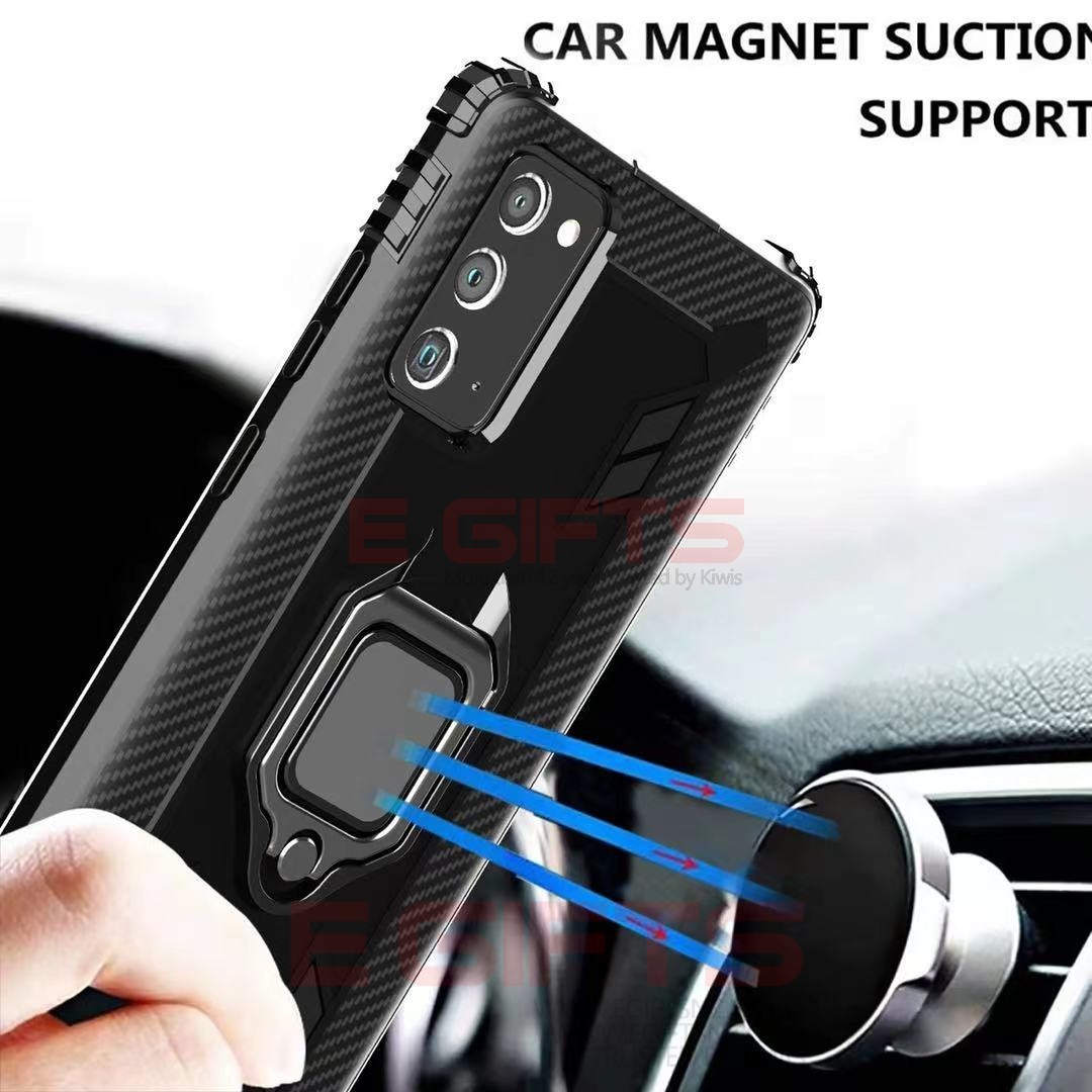 Samsung Note20 Ultra Kickstand Ring Back Cover - Image 3