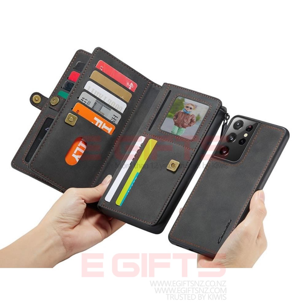 Samsung S21 Ultra Caseme Song Multi-function Detachable Wallet Case - Image 2