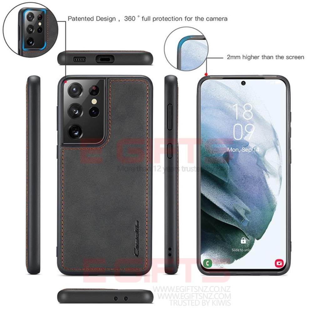 Samsung S21 Ultra Caseme Song Multi-function Detachable Wallet Case - Image 4