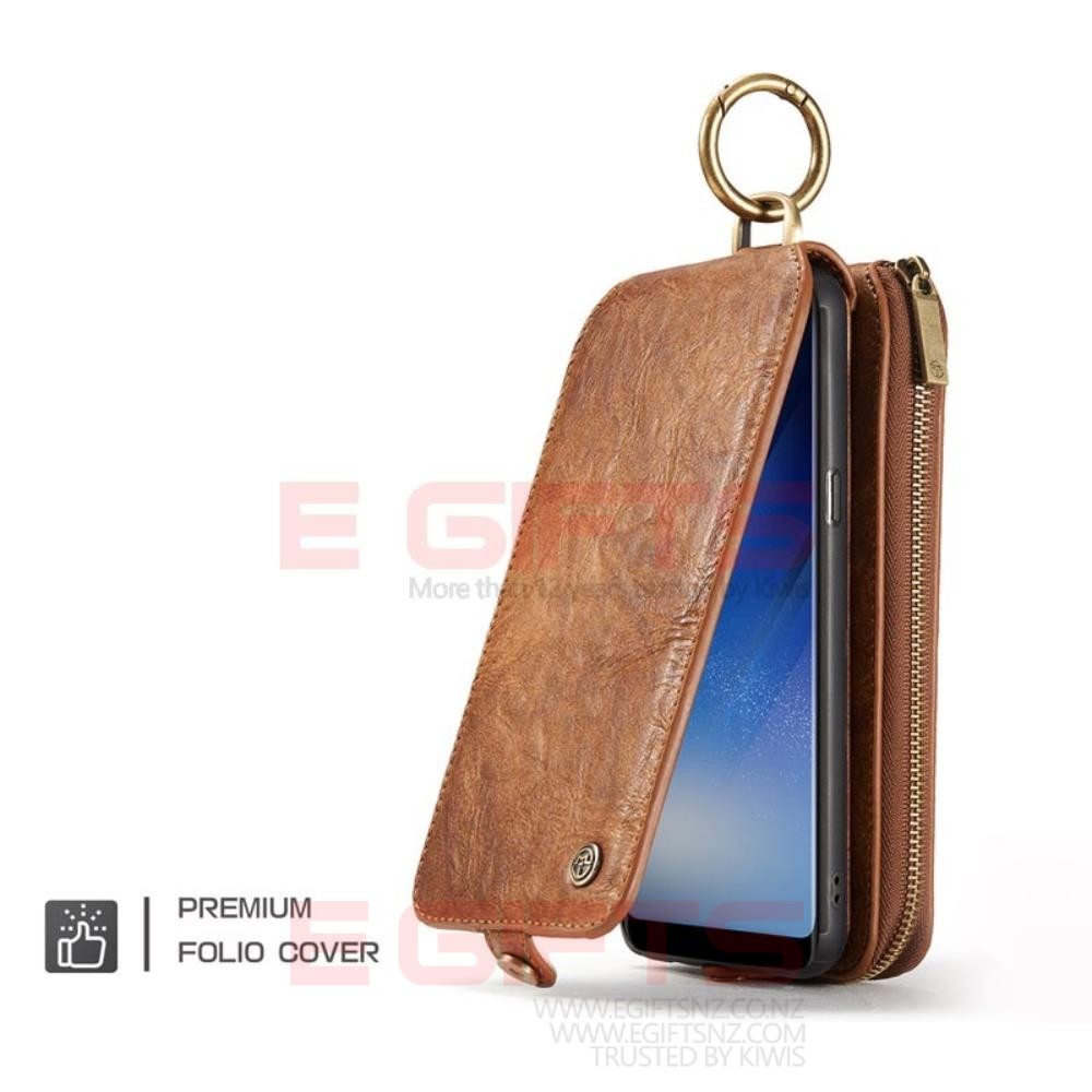 Samsung Galaxy S8 Plus Caseme Detachable Zipper Wallet - Image 2