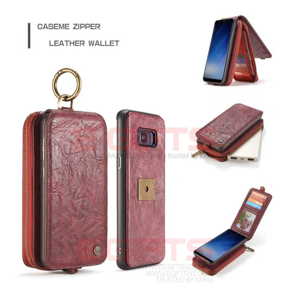 Samsung Galaxy S8 Plus Caseme Detachable Zipper Wallet - Image 4