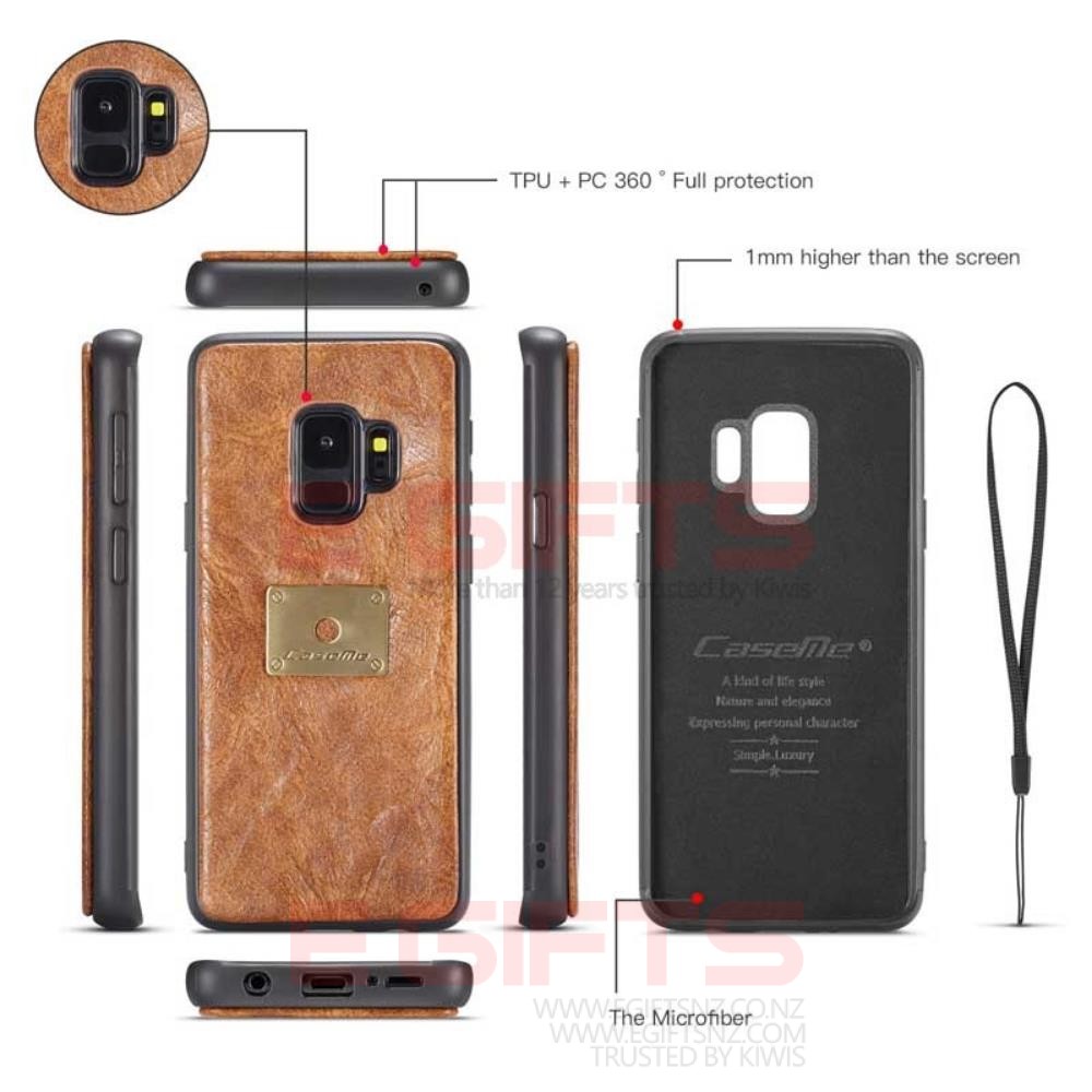 Samsung Galaxy S9 Caseme Detachable Zipper Wallet - Image 4