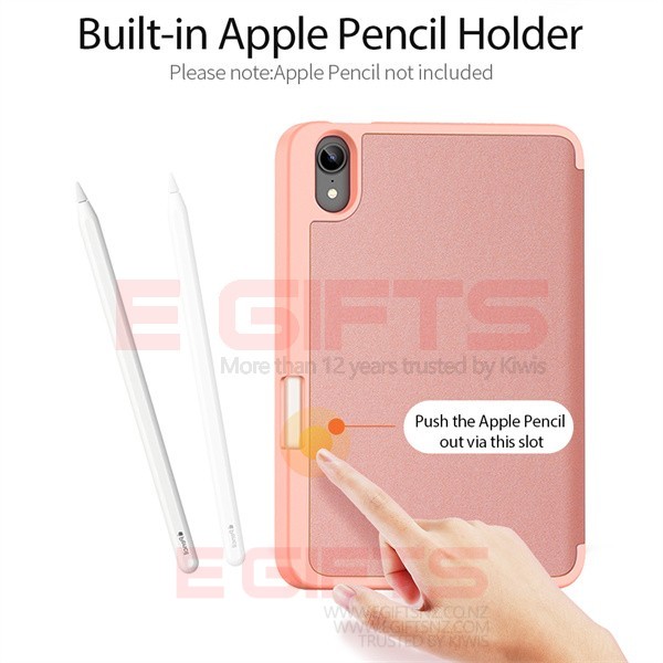 iPad Mini 6/7(2024) DUX DOMO Pen Holder Smart Cover - Image 2