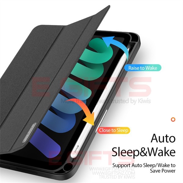 iPad Mini 6/7(2024) DUX DOMO Pen Holder Smart Cover - Image 5