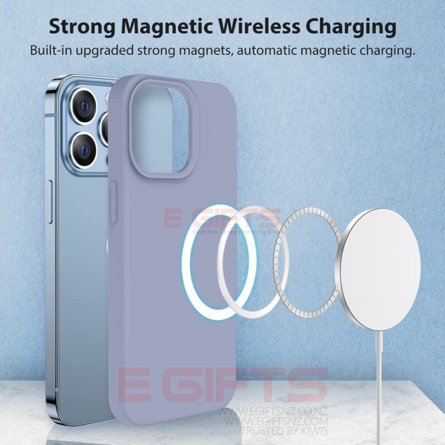 iPhone 13 Pro Max Magsafe Liquid Silicone Slim Case - Image 6