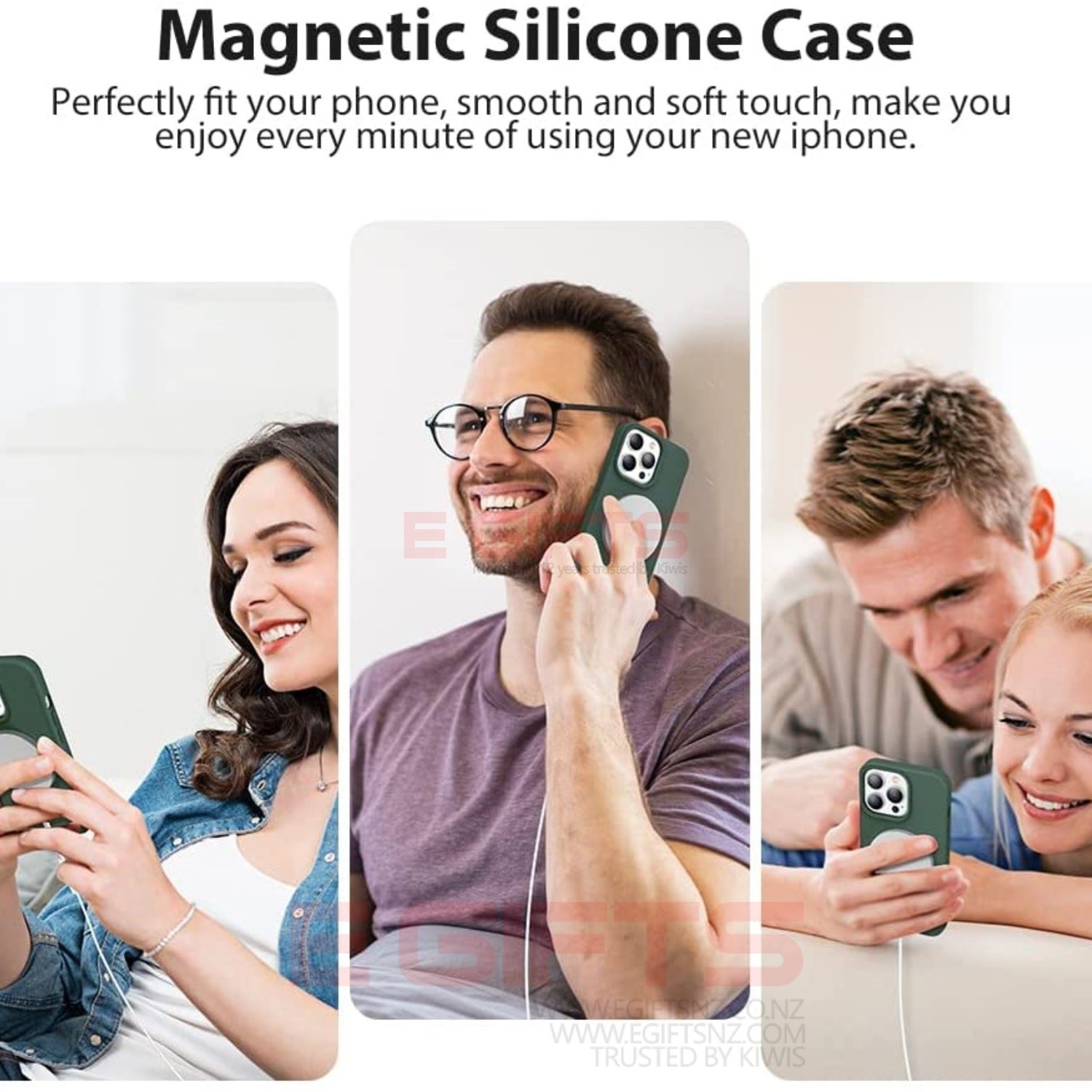 iPhone 13 Pro Max Magsafe Liquid Silicone Slim Case - Image 4