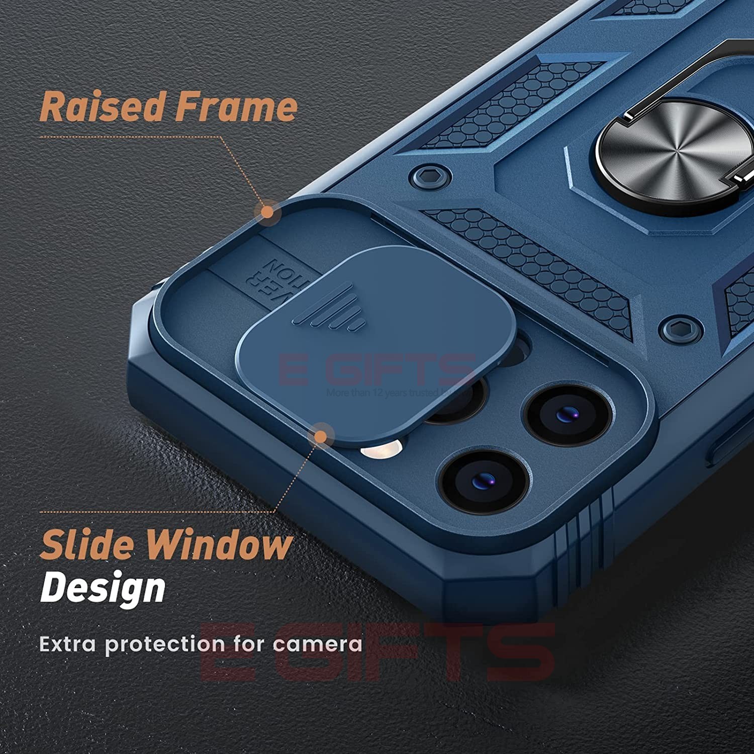 iPhone 13 Pro Camera Shield Ring Armor Case - Image 6