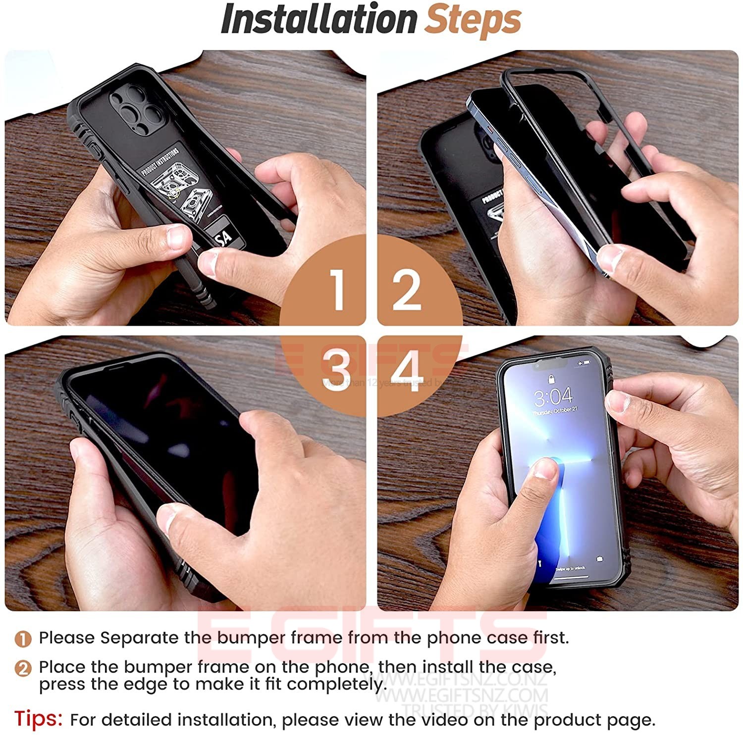 iPhone 13 Pro Camera Shield Ring Armor Case - Image 5