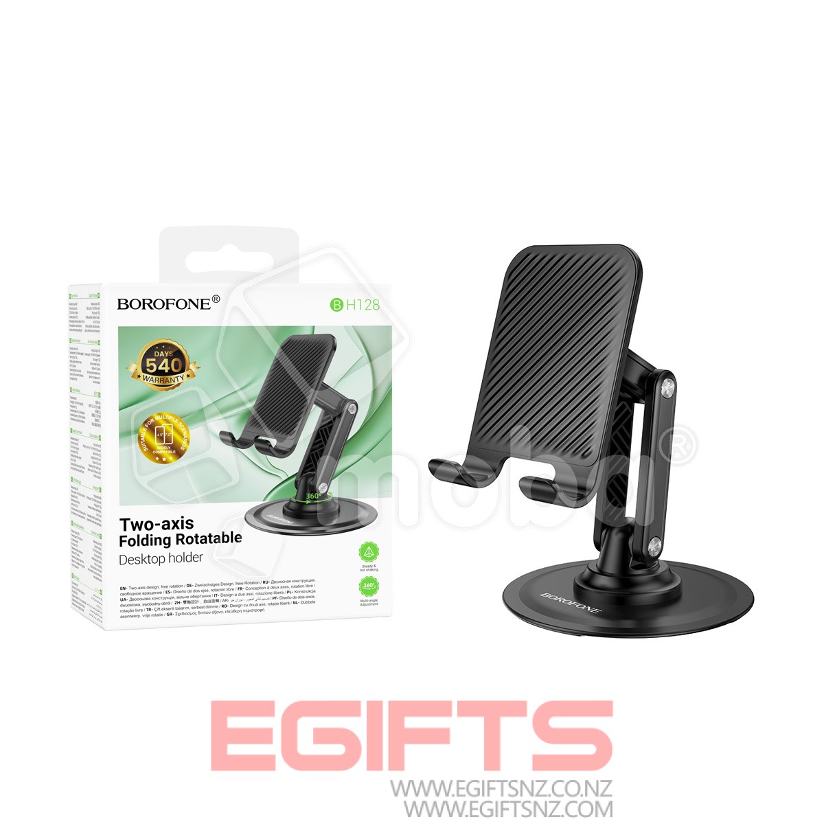 Borofone BH128 Black Desk Phone Holder - Image 3