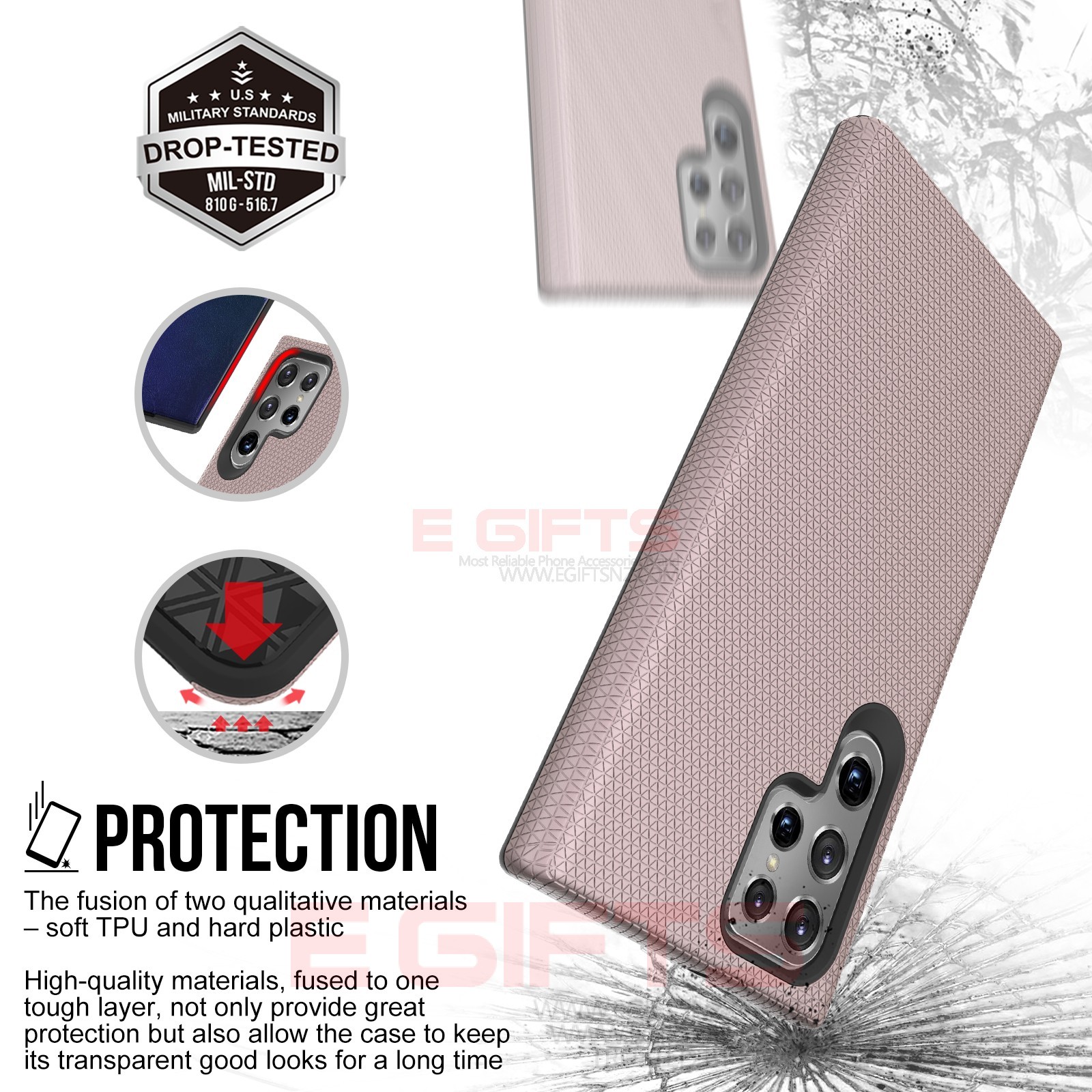 Samsung Galaxy S24 Ultra Triangle Tough Case - Image 4