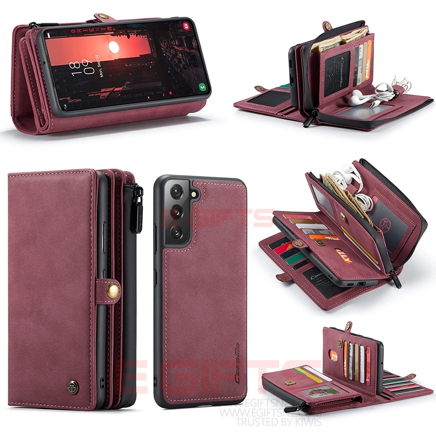 Samsung S22 Ultra CASEME Song Detachable Wallet - Image 2