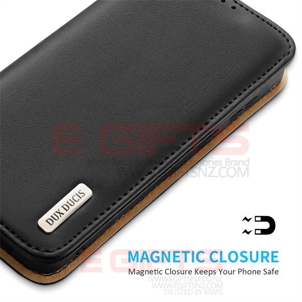 Samsung Galaxy S22 Ultra DUX Genuine Leather Wallet Case - Image 3