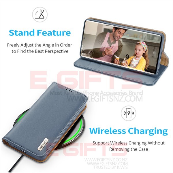 Samsung Galaxy S22 Ultra DUX Genuine Leather Wallet Case - Image 2