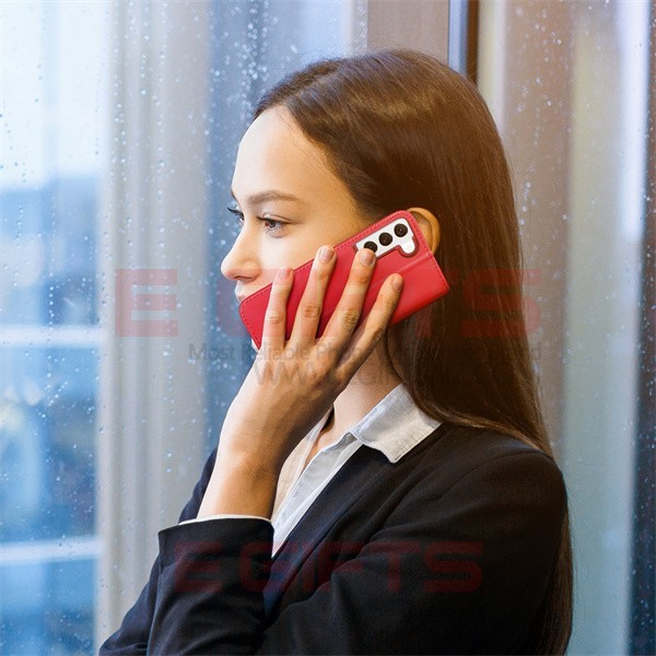 Samsung Galaxy S22 Ultra DUX Genuine Leather Wallet Case - Image 7