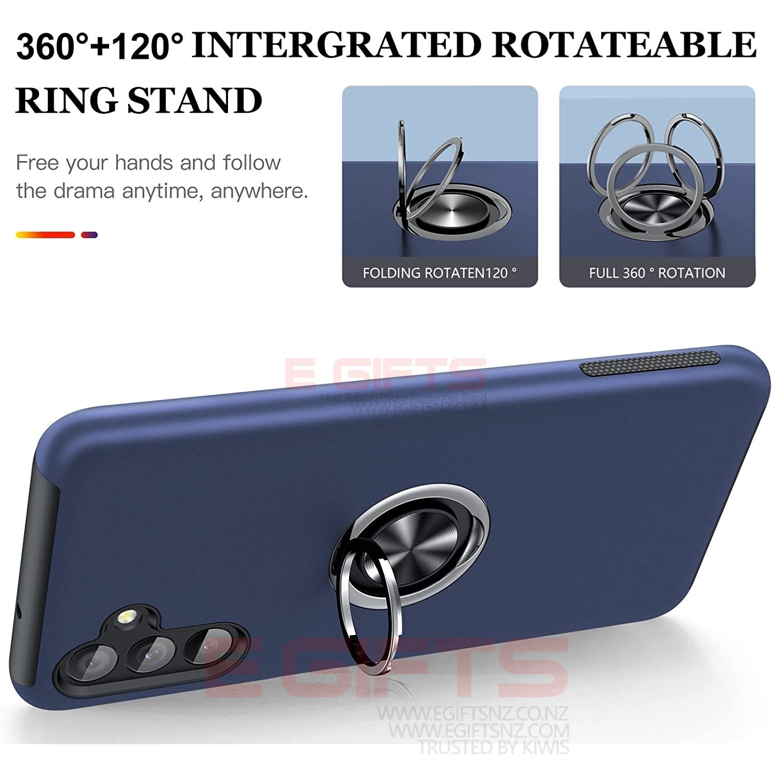 Samsung A13 5G Ring Back Cover - Image 3