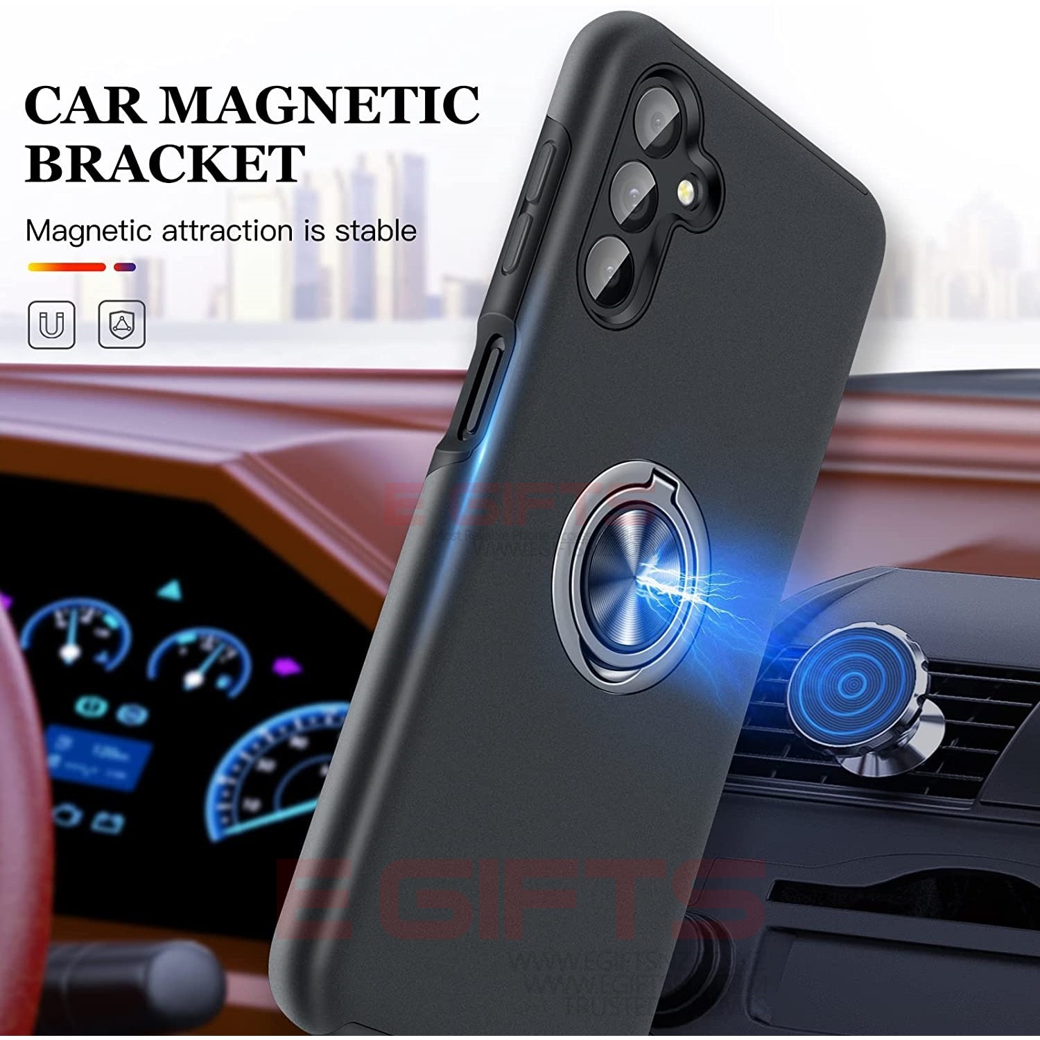 Samsung A13 5G Ring Back Cover - Image 2