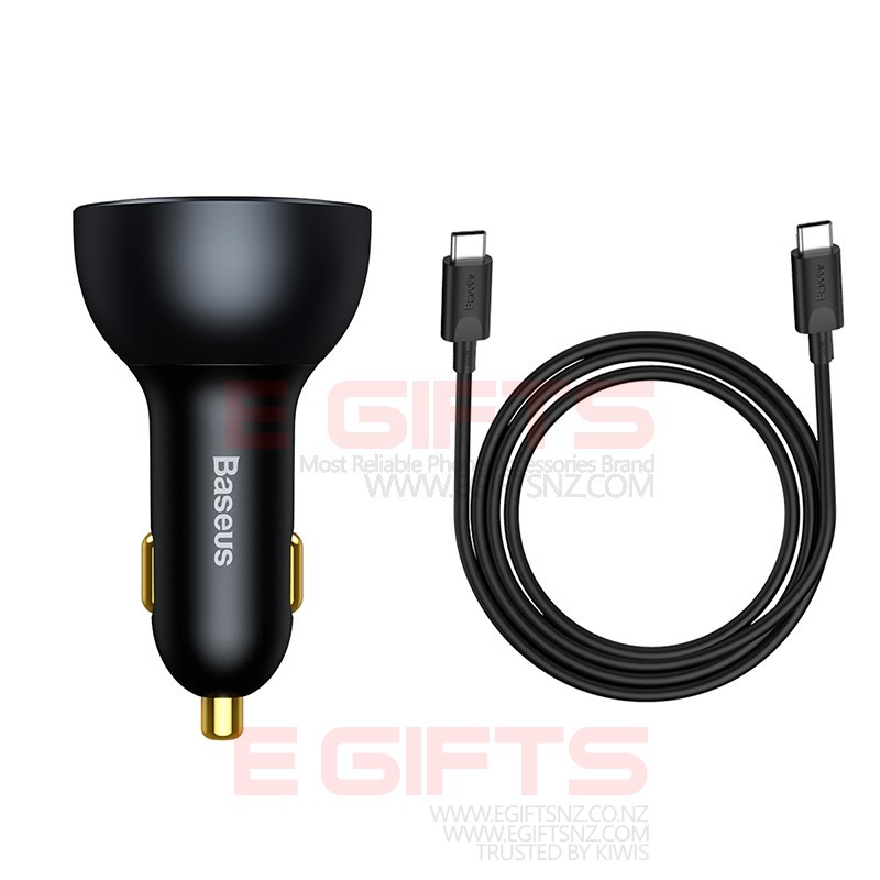 BASEUS 160W Superior 2 PD USB Car Charger With Cable - Image 14