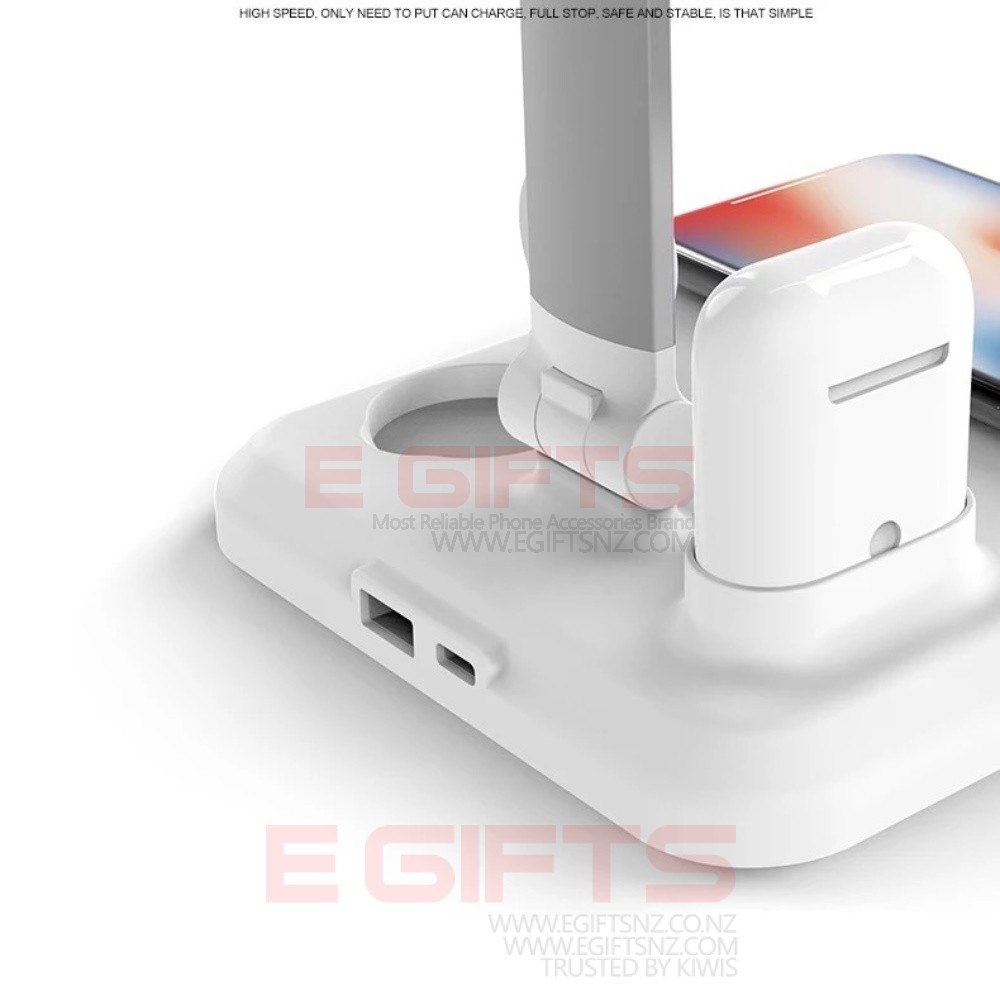 Apple Mate 4 in 1 LED Desk Lamp Light Qi Wireless Charger - Image 3