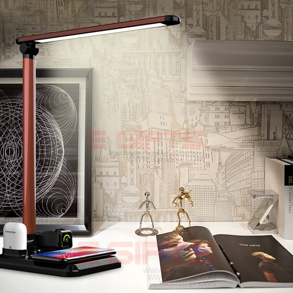 Apple Mate 4 in 1 LED Desk Lamp Light Qi Wireless Charger - Image 5