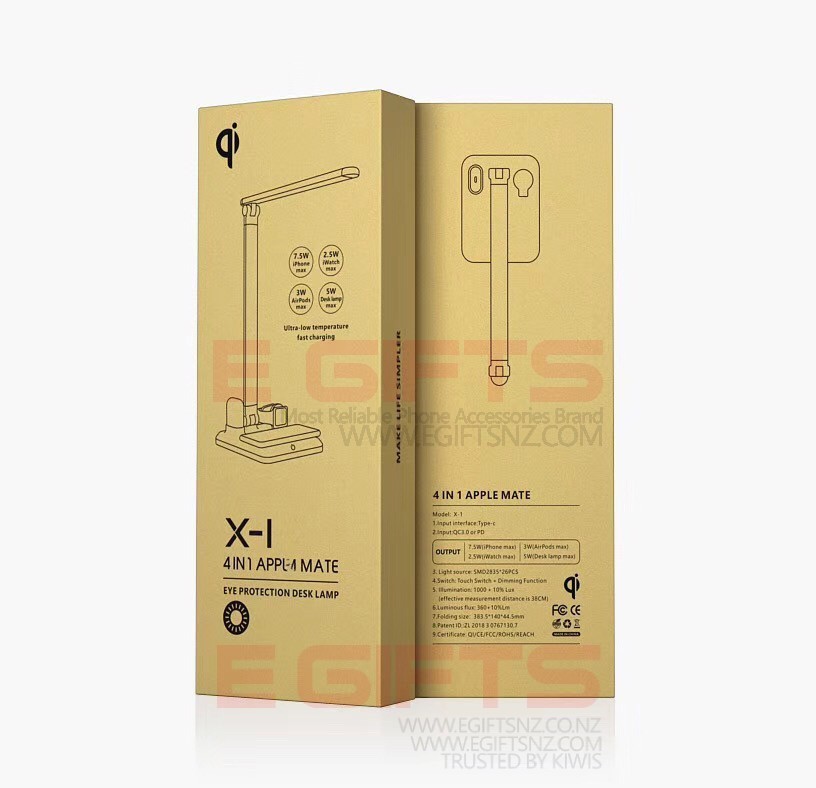 Apple Mate 4 in 1 LED Desk Lamp Light Qi Wireless Charger - Image 2