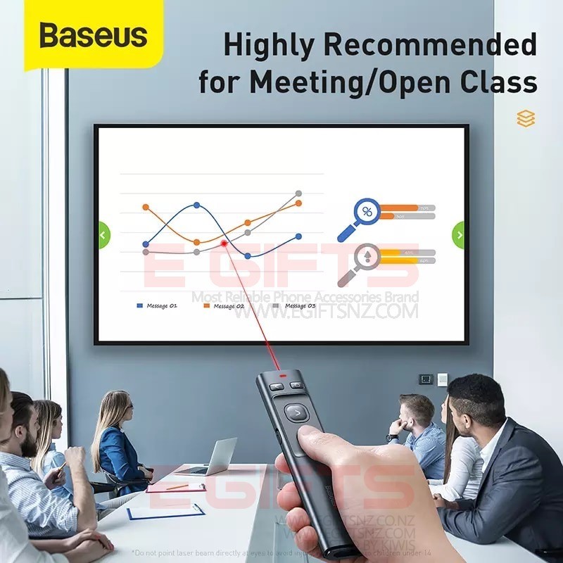 Baseus 2.4GHz Wireless Presenter Remote Controller - Image 6