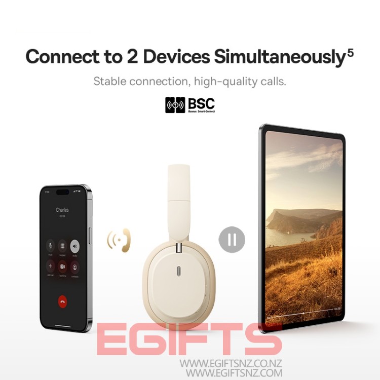 Bowie D05 Wireless Bluetooth Headset Foldable HiFi Stereo Music Headphone - Image 5