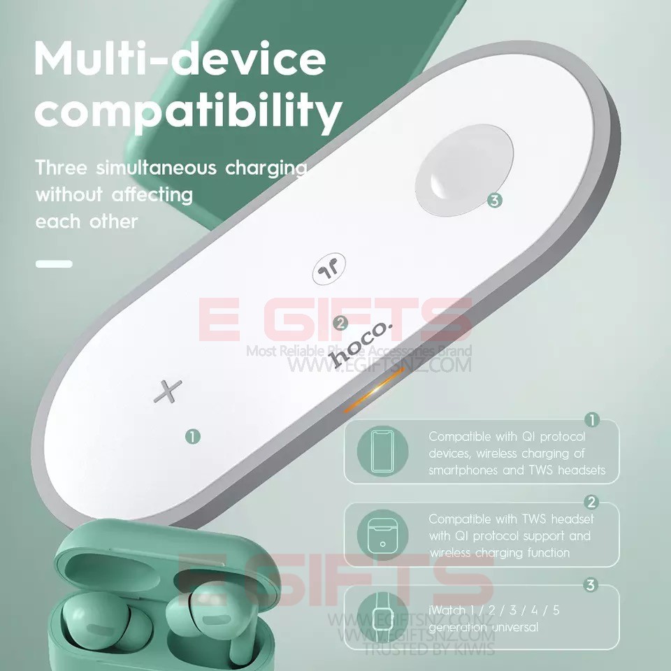HOCO 3 IN 1 CHARGING STATION cw24 - Image 5