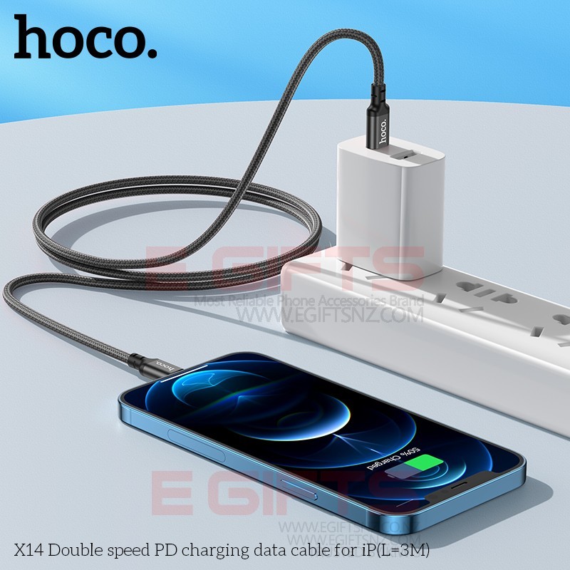 HOCO Fast Charging Data Cable Type-C to iP PD 20W - Image 4