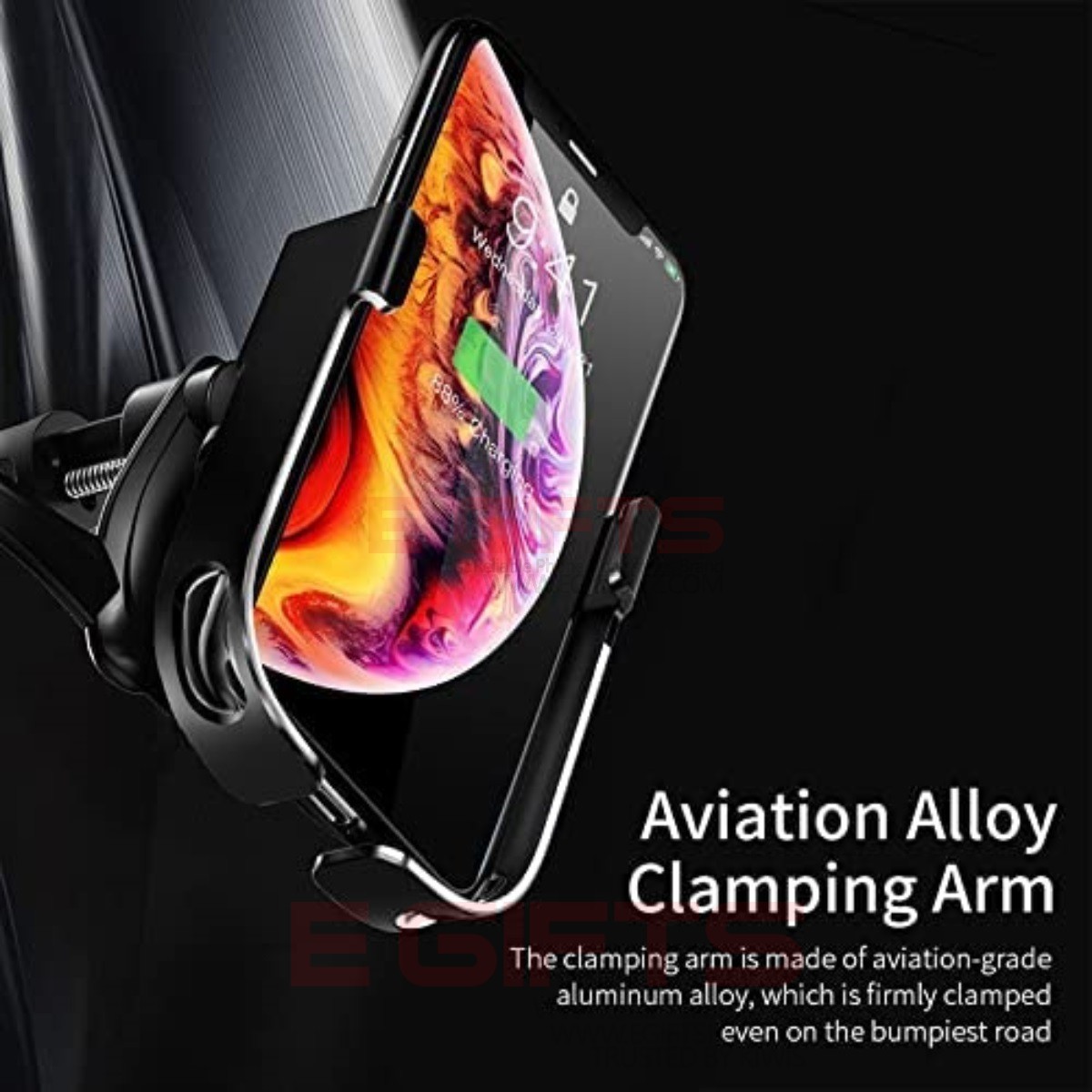 BASEUS ROCK SOLID AIR VENT CHARGING PHONE HOLDER - Image 8